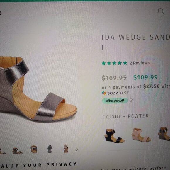 BUENO Wedge sandals for Women | Online Sale up to 29% off | Lyst Bueno \'Ida\' 6.5-7 Wedge Sandals * peachy-rose metallic